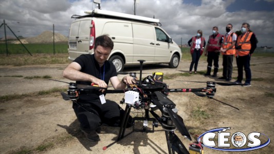 Drone usage with airport fences