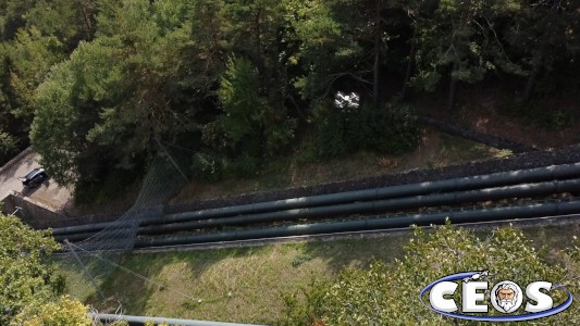 Drone usage with penstocks